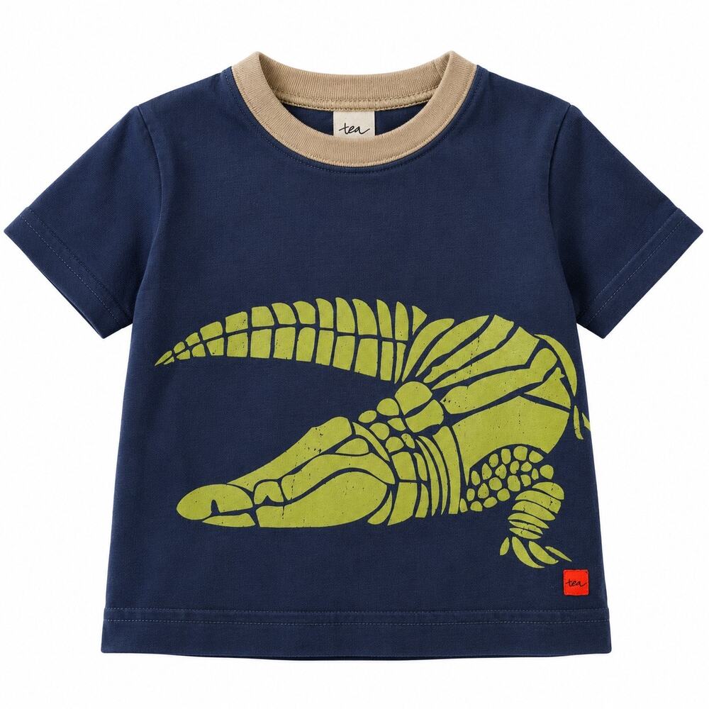 Tea Collection Alligator Skeleton Graphic Tee 12-18 months